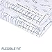 Pack N Play Portable Crib Sheet Set 100% Jersey Cotton 2 Pack - Dusty Blue Nautical Print