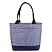 Bagbang Insulated Lunch Bags for Women Girls Cooler Tote Bags Reusable Cute Lunch Box for Adult Waterproof Snack Bags Hand Bag (Blue&White Stripe)