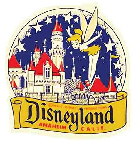 Amazon.com: Disneyland Anaheim California Yellow Vintage Travel Decal