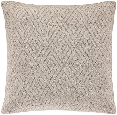 Peacock Blue Hotel Pimlico Cushions, Cotton, Stone, 40 x 40 cm