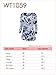 Lock and Love WT1059 Womens Round Neck 3/4 Sleeve Tie Dye Drape Top with Side Shirring XXL NAVY