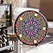steeOttpe Mandala 5D Diamond DIY Night Light,5D Full Drill Crystal Diamond Painting Kit with LED Night Light for Home Decoration or Gifts 2