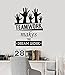 N.SunForest Office Inspirational Words Wall Decal Teamwork Makes The Dream Work Motivational Quotes Home or Office Decor