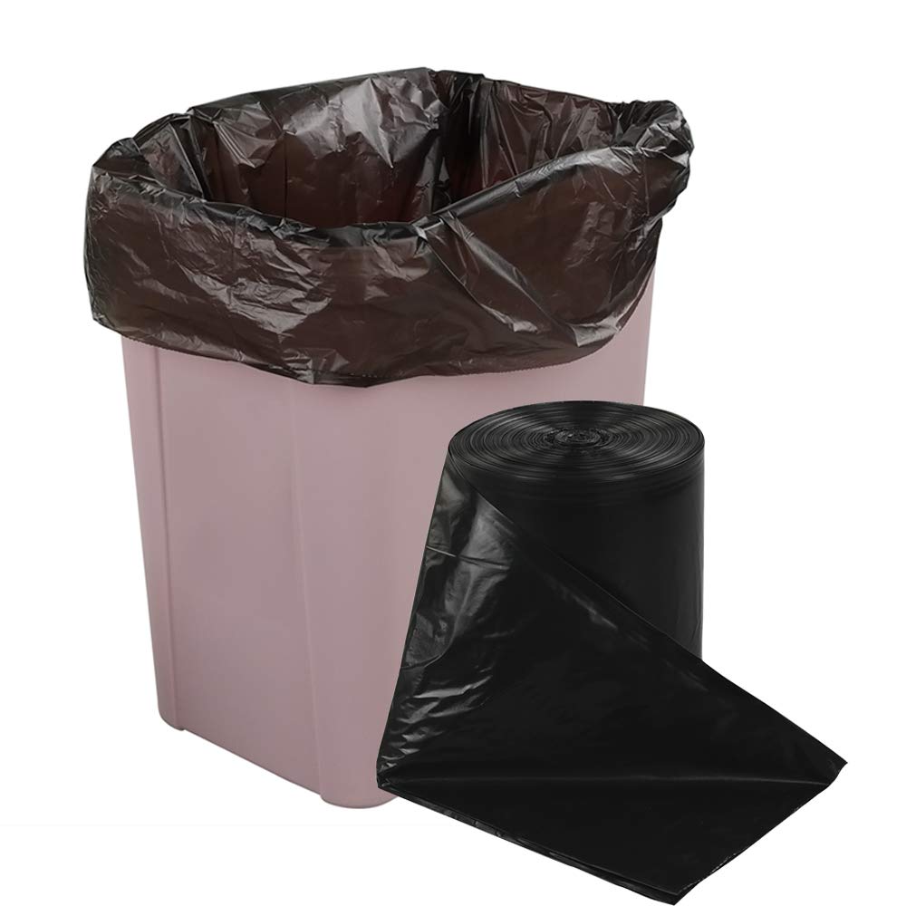 Pack of 125 *NEW* Lesbye 10Litre Bin Liners Black Bags Small Plastic