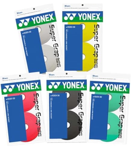 Amazon.com : Yonex Super Grap 30 Pack ( Color:White) by Yonex