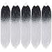 Ameng Twist Crochet Hair Extensions, Ombre Crochet Braids Senegalese Twist Hair 5Packs Twist Crochet Braiding Hair(24
