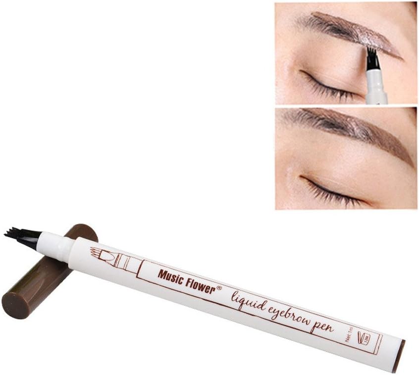 Waterproof Eye Brow Eyeliner Eyebrow Pen Pencil with Brush Makeup Cosmetic Tool WensLTD