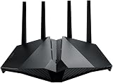 ASUS DSL-AX82U AX5400 WiFi 6 DSL Modem Gaming Router Aura RGB AiProtection Pro view 3