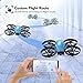 Potensic A30W FPV Drone with Camera, Mini RC Nano Quadcopter with Camera, Auto Hovering, Route Setting, Gravity Induction Mode and 500mAh Detachable Battery (Blue)