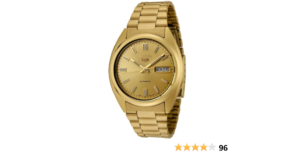 Seiko Men's 5 Wrist Watch SNXS80K1, Gold : Amazon.ca: Clothing, Shoes \u0026  Accessories