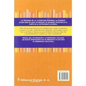 Historia de La Literatura Espa~nola (Spanish Edition)