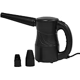XPOWER A-2S Cyber Duster - Plug-in Electric, Multipurpose Duster and Air Blower with 2 Speed Settings of 39000/28000 RPM and 10-Foot Power Cord (Black)