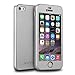 iPhone 5S Case, iPhone 5 Case, iPhone SE Case, VANSIN 360 Full Body Protection Hard Slim Case with Tempered Glass Screen Protector for Apple iPhone 5 5S SE (4.0-inch) - Silver