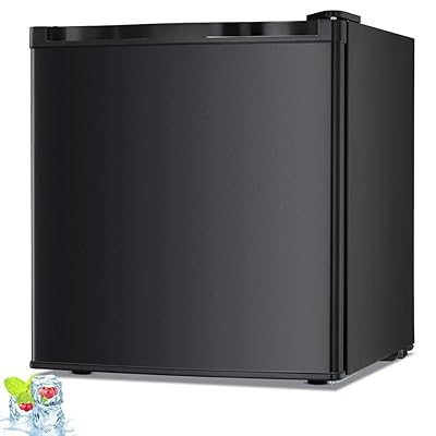 Kismile 1.1 Cu.ft Upright Freezer with Compact Reversible Single Door