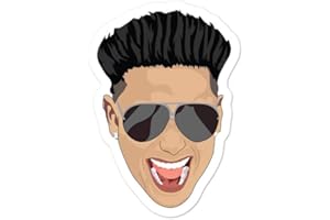 Hogue WS LLC DJ Pauly D Face Sticker (Jersey Shore)