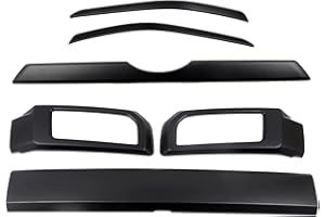 HIGH FLYING for Toyota 4Runner Limited 2016-2024 Car Accessories Front Bumper Grille Inserts Protector Molding Cover Set of 6PCS ABS Matte Blackout (Only fit Limited, Not Fit Nightshade)