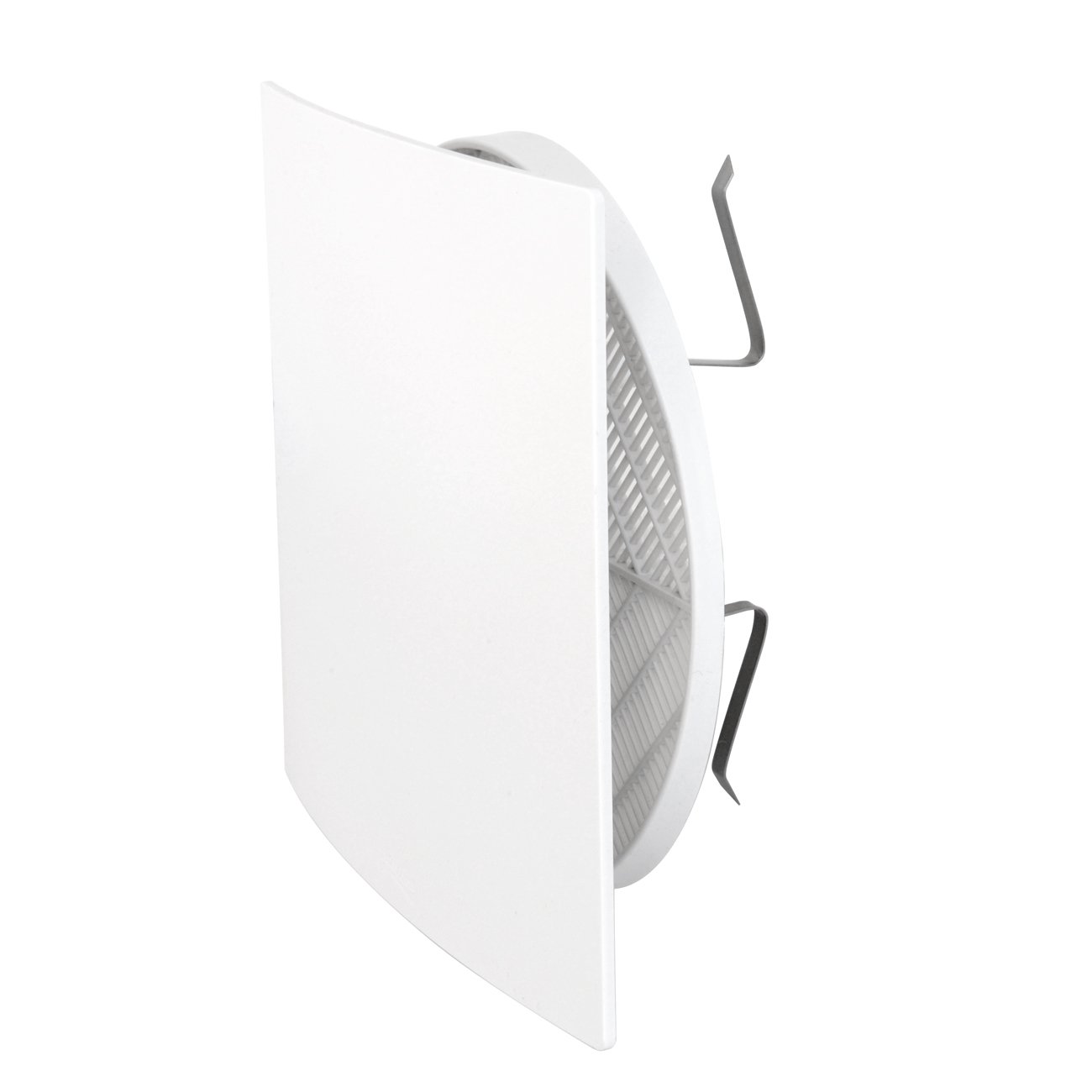 The qutur125 X Ventilation Grill Ventilation Aesthetics 166 x 166 mm in Plastic with Springs, White