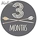 Modish Labels, 12 Monthly Baby Stickers, Baby Month Stickers Boy, Tribal, Arrows, Chevron, Baby Book Keepsake, Baby Shower Gift