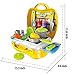 Kitchen Food Playset 26 PCS Set of Pretend for Kids, Includes Cutting Play Fruits and Veggies, Mini Pots and Pans, Cutting Board, Knife,Pepper,Salt and More
