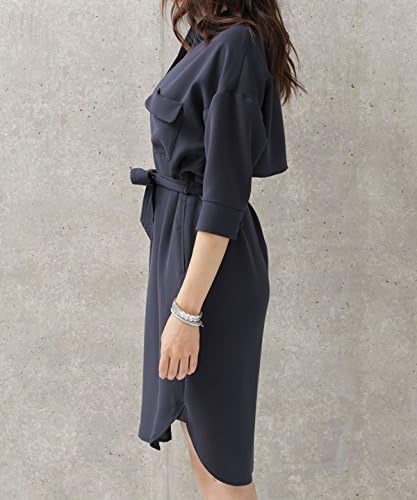 Amazon Co Jp ナノ ユニバース Nano Universe トレンチ風op F ネイビー W 服 ファッション小物