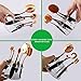 DSCbeauty 5 Holes Holder for Holding 5 Pcs Oval Makeup Brush Set Toothbrush Makeup Brush Kit Drying Rack Oval Brushes Organizer Display Stand Round Clear