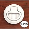 4PCS-MARINE-BOAT-WHITE-PLASTIC-FLUSH-PULL-SLAM-LATCH-HATCH-LIFT-2-38D