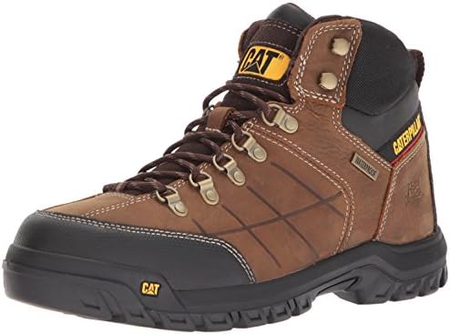 caterpillar men's threshold waterproof steel toe industrial boot