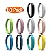 KingAcc Compatible Fitbit Flex 2 Bands, Soft Silicone Replacement Band for Fitbit Flex 2 with Metal Buckle Fitness Wristband Strap for Women Men