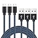 AOKER Micro USB Cable, [New] 3Pack 10FT Extra Long Nylon Braided Sync and Charge for Android Devices, Galaxy S7 Edge/S6/S5/S4,Note 5/4/3,HTC,LG,Nexus
