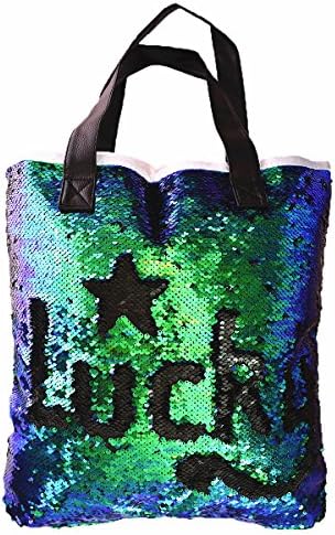 Handbag Personality Sequin Mermaid Image-DIY Large Capacity Tote Handbag Multi-Functional Shoulder Bag