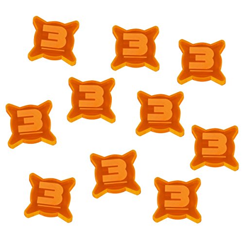 SW: Destiny, 3 Damage Tokens, Fluorescent Orange (10)