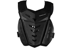 GREENSEN Motorcycle Armor Vest Motorcycle Riding Chest Back Spine Protector Armor Motocross Off-Road Racing Vest Cycling Body Guard Men's Motorcycle Chest Protector for Biking Skiing Cross-Country