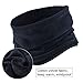 SUNMECI Neck Gaiter Warmer Windproof Mask Fleece - Face Mask Black