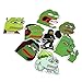 YGMONER 8 Pcs Sad Pepe The Frog Decals Set for Snowboard Luggage Laptop Stickers