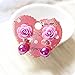 Elesa Miracle Girl Party Favor Birthday Gift Pretend Play Princess Jewelry Set 4pc Rose Flower-Shaped Clip-on Earrings Value Set