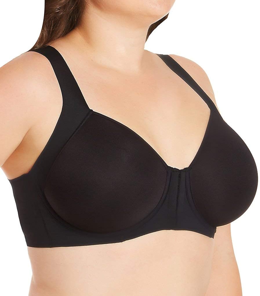 Bali Women's EverSmooth Posture Boost Underwire Bra DF3450 40DDD Black