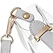 Yocatech Clear Crossbody Messenger Shoulder Bag Purse for Women Adjustable Strap, NFL Stadium Approved (Grey (2 bags))