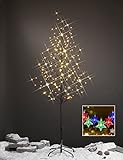 LightshareTM NEW 6Ft 240L LED Star Light Tree,+Free Gift:10L LED Star Twinkling(RGB)Decoration Light,Home/Festival/Party/Christmas,Indoor and Outdoor Use,Warm White