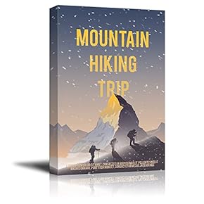 Mountain Hiking Travel Illustrati Art