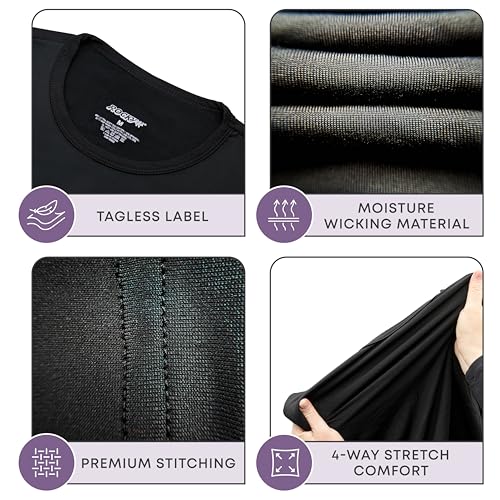 ROCKY Thermal Underwear Kids Girls Thermal Underwear Set Long Johns Kid Thermals Kid Base Layer Kids Thermals Top Bottom Set