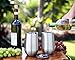 Stainless Steel Stemless Insulated Wine Tumblers with Lids - Set of 2 Double Walled - Wine Coffee Tea Cup - 15 Oz - Shatterproof - BPA Free Healthy Choice - Dishwasher Safe - Best Value