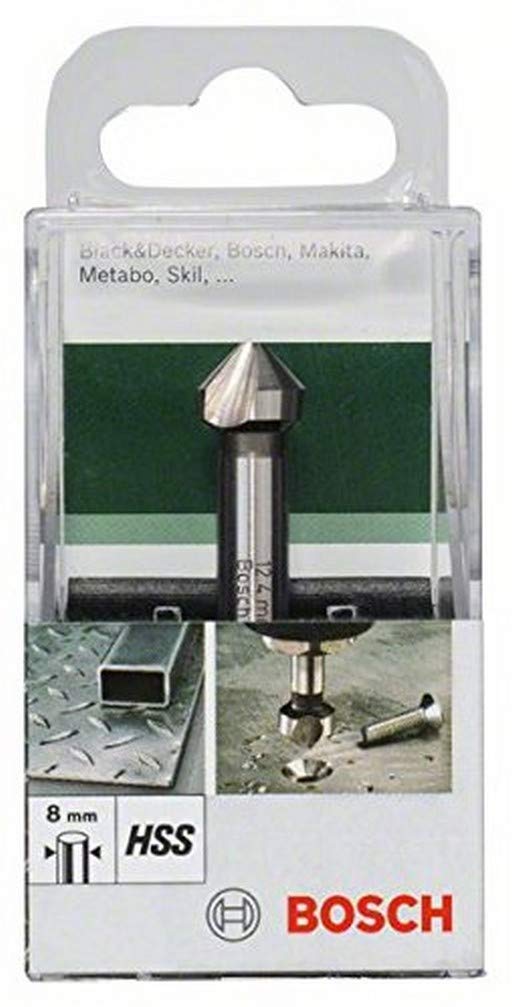 Bosch 2609255122 12 x 56mm Countersink HSS 3-Cutting Edges M6 90 Degree