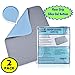 bestiepaws Washable Dog Pee Pads- 2 Pack Large (30x36)- Reusable Dog Training Pads- Incontinence,Travel, whelping Pads- Ultra Absorbent Waterproof Wee Wee Pads- Improved Slip-Proof Bottom