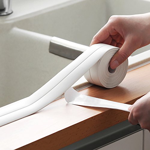 Loobani PE Bathtub Counter Caulk Strip Seal For Bath Tub Kitchen