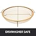 Copper Ceramic Crisping Tray, Choose Size, Great Air Fryer to Make Crisper Fries, Wings & More, Non-Stick, Dishwasher Safe. (Circle)