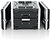 Gator Cases Lightweight Rolling 6U Rack Case with Heavy Duty Latches, Retractable Tow Handle, and Recessed Wheels; Standard 19.25