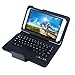 IVSO Acer Iconia A1-840 FHD Bluetooth Keyboard Portfolio Case - DETACHABLE Bluetooth Keyboard Stand Case / Cover for Acer Iconia A1-840 FHD Tablet (Black)