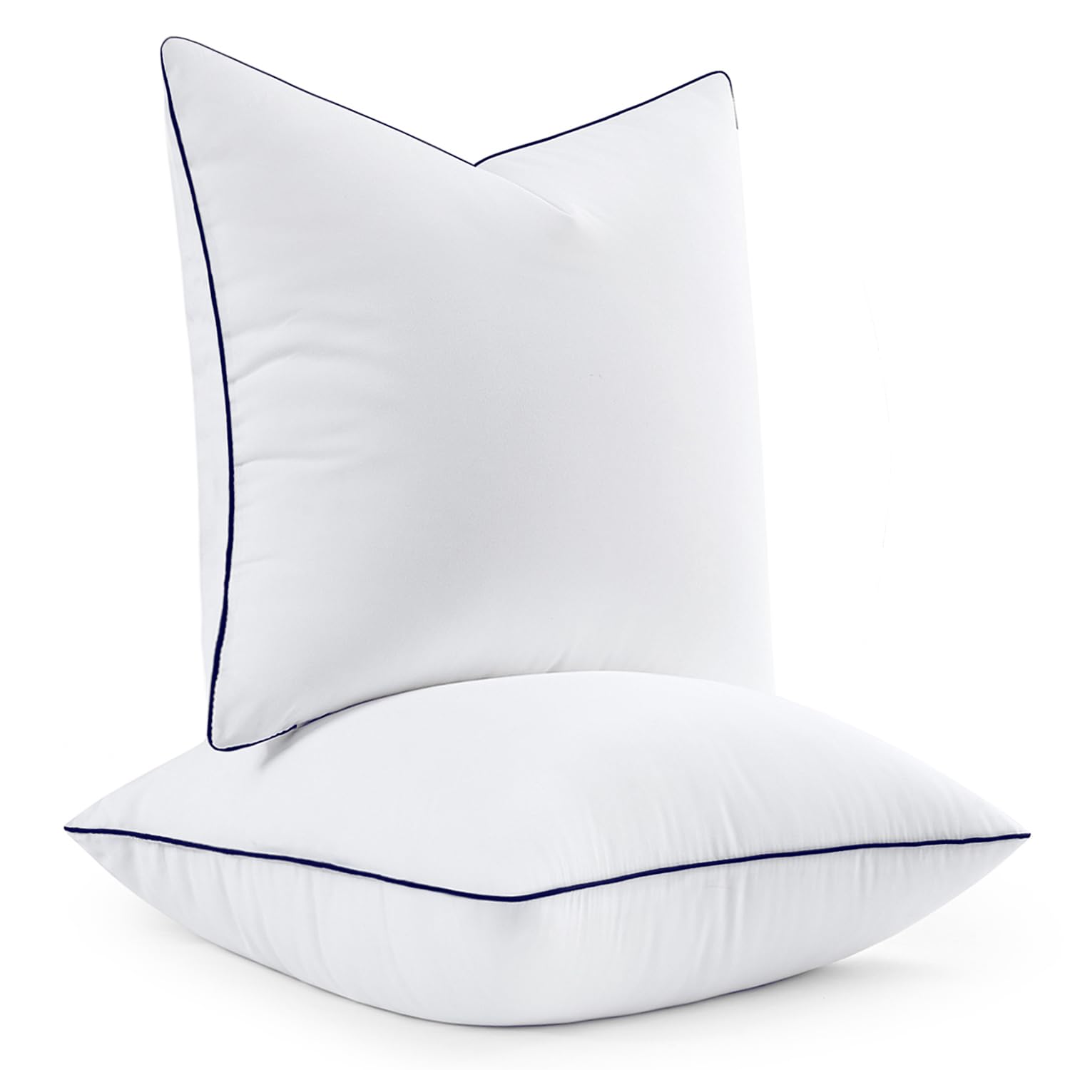 Photo 1 of MIULEE 20x20 Pillow Inserts, Fluffy Down Alternative Filling Pack of 2 Ultra Soft Throw Pillows for Sofa Couch Bed