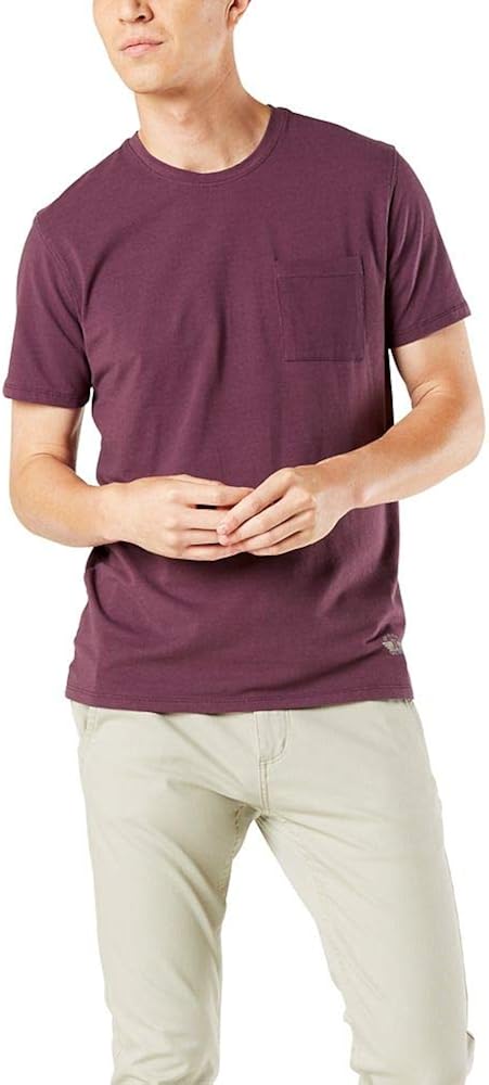 Dockers Men's Crewneck Pocket Short Sleeve T-Shirt | 