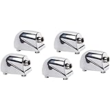 Milisten 5Pcs Drum Claw Hook For Bass Drums Snare Drum Parts Accessories Replacement WC21 (Silver)